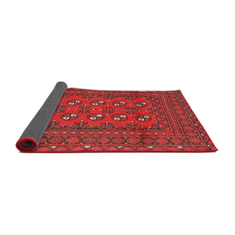 Tapis rouge à motif sud-ouest, Rond 6 pi