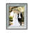 Gray Solid Wood Picture Frame with Mat