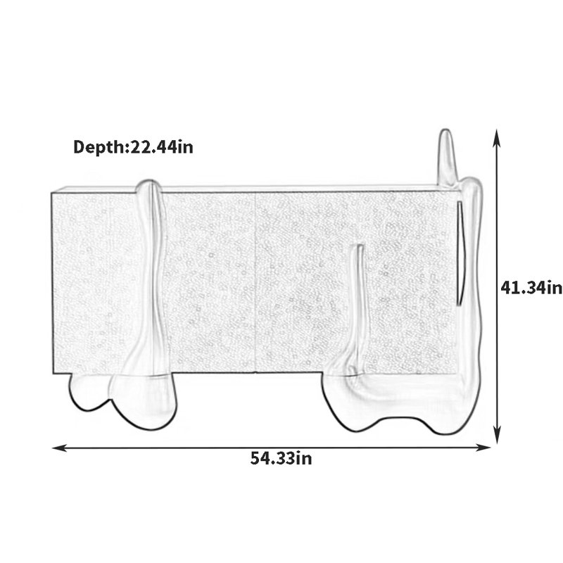High-End Black Sideboard