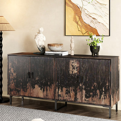 Japanese-style retro minimalist high-end sideboard