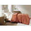 Couverture légère en duvet synthétique avec bordure en satin de 3 po, certifiée Scotchgard et Oeko-Tex 3M - orange, simple / double / grand / très grand, lavable à la machine-123356709-123356712