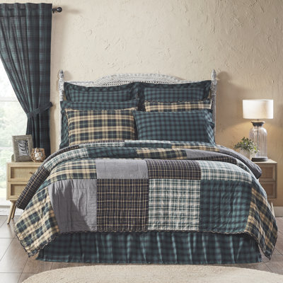 Pine Grove Cotton Plaid Quilt