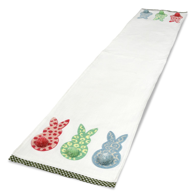 Kennesha 72" Easter Bunny Table Runner