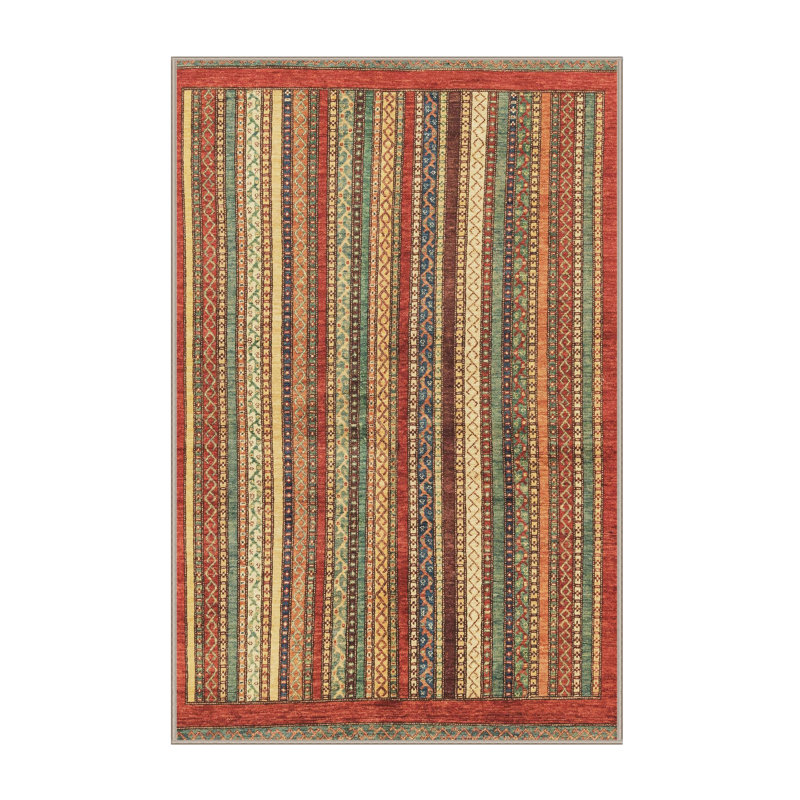Abstract Indoor Rug, Rectangle 5' x 8'