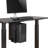 Mount-It Heavy Duty Under Desk Computer Mount, Adjustable CPU Holder with Sliding Tracks, 33 Lbs Cap.