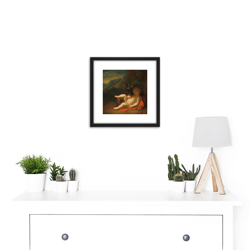Infant Bacchus by Pieter Van Der Werff - Single Picture Frame Painting