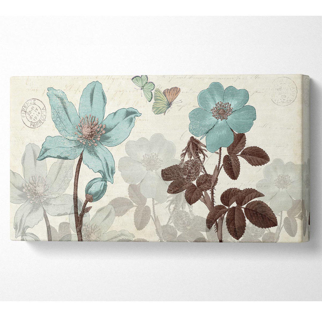 Pelcha Blue Flower Stand Tall - Kunstdrucke auf Leinwand