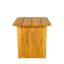 Table d'appoint carrée d'extérieur en acacia