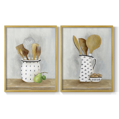 Cottage Kitchen I-Premium Framed Print -Ready to Hang - No Nails Required - No Nails Required