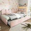 Lit de jour simple rembourré avec gigogne-1086649185