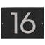 Floating 1-Line Wall Address Plaque-530183001-530182731