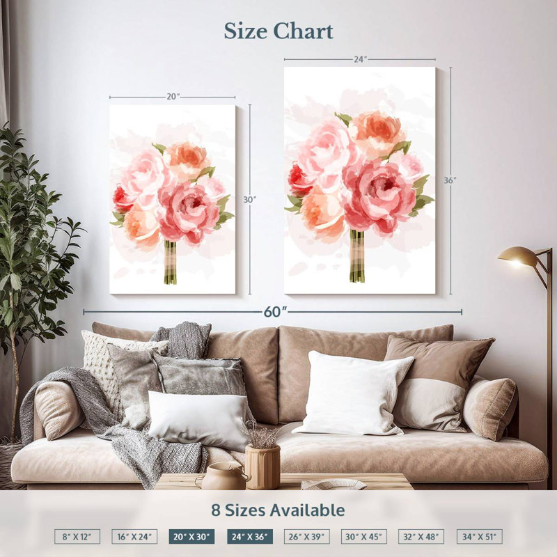 Bouquet de roses Harnek, H 36 po x l 24 po
