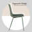 Katelijn Dining Chairs - Upholstered Fabric Padded Seats with Metal Legs - Set of 4 Modern Side Chairs for Kitchen & Dining Room-1097338844-1136097690