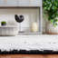 Tapis ivoire / noir en laine et coton touffeté à la main Harisan-2088655366