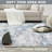 Abstract Modern Boho Area Rug Non-Shedding Low-Pile Carpet for Living Room, Bedroom, or Office-129161377