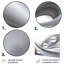 Abstraction contemplative sur fond blanc blanc gris-1295213682