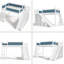 Lit mezzanine simple avec tablettes de rangement et garde-robe-121325727-121325722