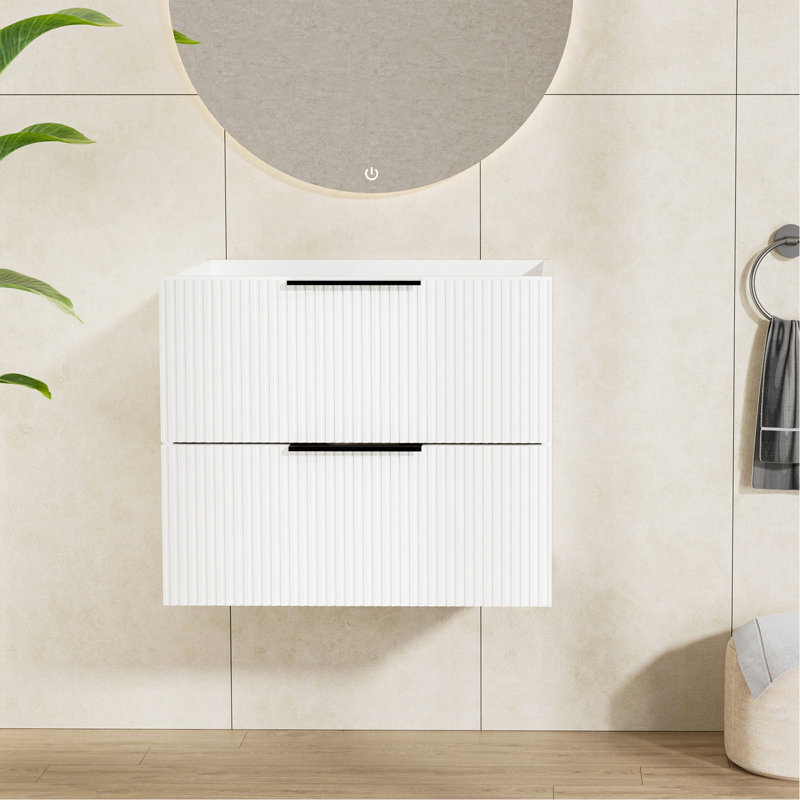 Meuble-lavabo blanc 24 po sans lavabo