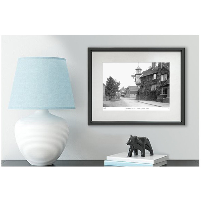 Abinger Hammer, The Clock 1909 by Francis Frith - Single Picture Frame Print, 40cm H x 50cm W x 2.3cm D