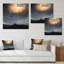 Voie religieuse à travers le ciel - Art mural sur toile traditionnel-863989990-863989993