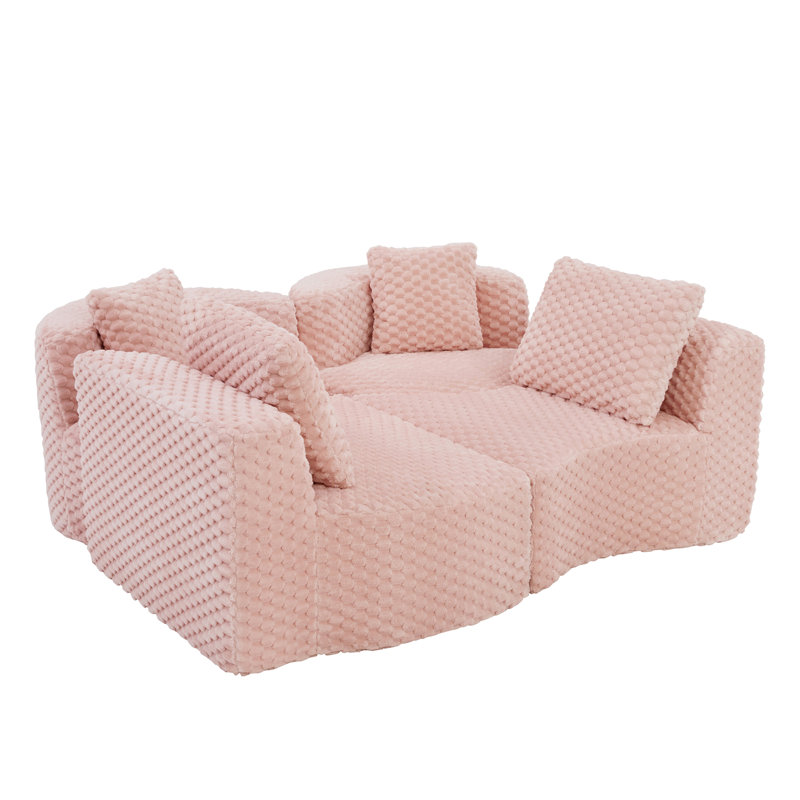 Canapé modulaire modulaire 137,8 po