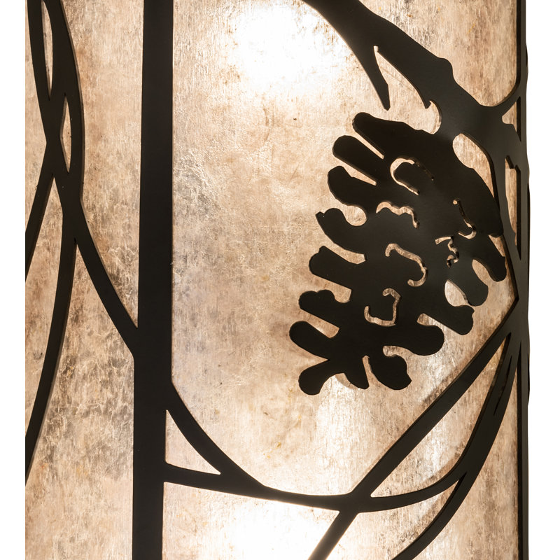 Applique murale encastrée en bronze huilé à intensité variable 2 lumières Whispering Pines