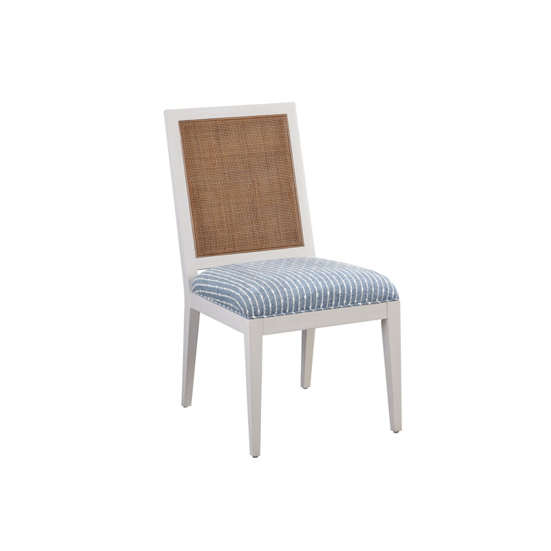 Chaise d'appoint Laguna Smithcliff, Blanc, Blanc / bleu