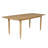 Clift SCAN 6-8 Person Extendable Dining Table, 70,87"/86,22", Solid, Oak Lacquered