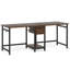 Bureau d'ordinateur 79 pouces pour deux personnes avec tiroirs et tablettes de rangement (sans la chaise)-943793545