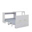 Lit simple escamotable avec bureau à position réglable, lit escamotable mural en bois avec coussin pliable-69393550