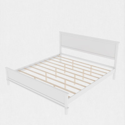 Bed Frame Platform with Headboard