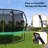 12FT Recreational Kids Trampoline With Safety Enclosure Net & Ladder