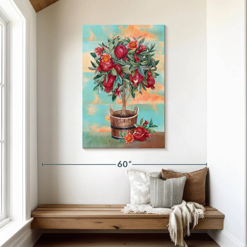 Harnek Pomegranate Tree, 45" H x 30" W
