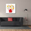 «Epic Graffiti» «Organic Tea 4» par Farida Zaman, art mural sur toile, 37 po x 37 po