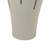 Caleb Accent Vase With Drip Pattern And Handles, Black Gray Ceramic