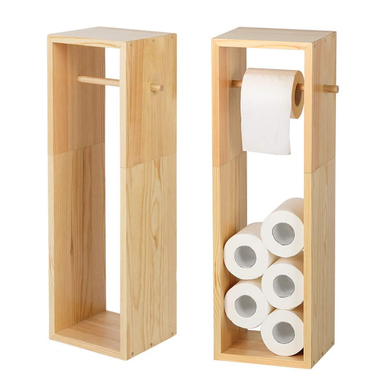 Porte-papier hygiénique sur pied, Naturel