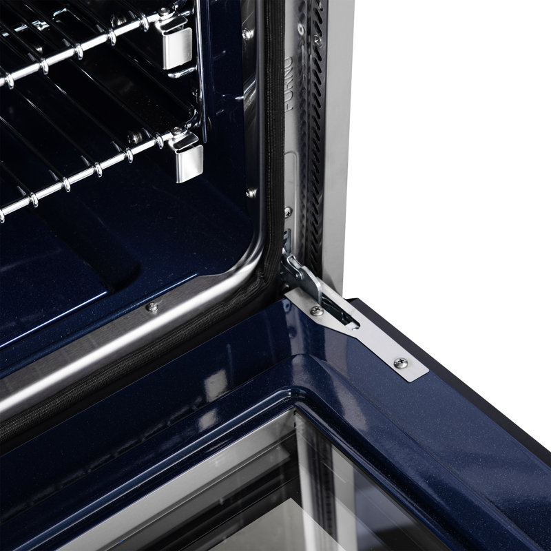 Cuisinière à double carburant 36 po Massimo, Noir