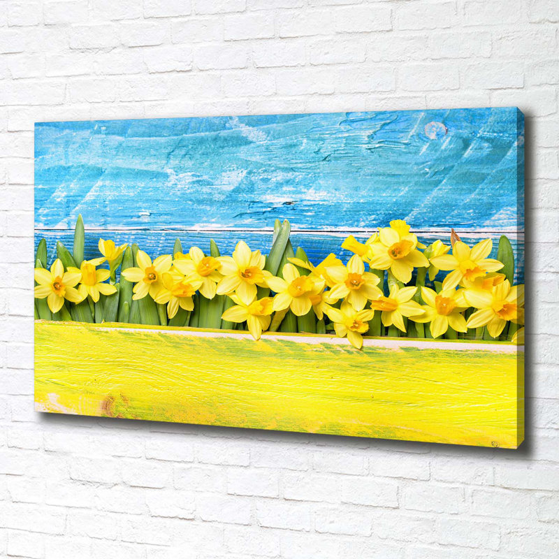 Daffodils - No Frame Print on Canvas