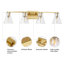 Éclairage pour meuble-lavabo Billie Modern-886750684-874842294