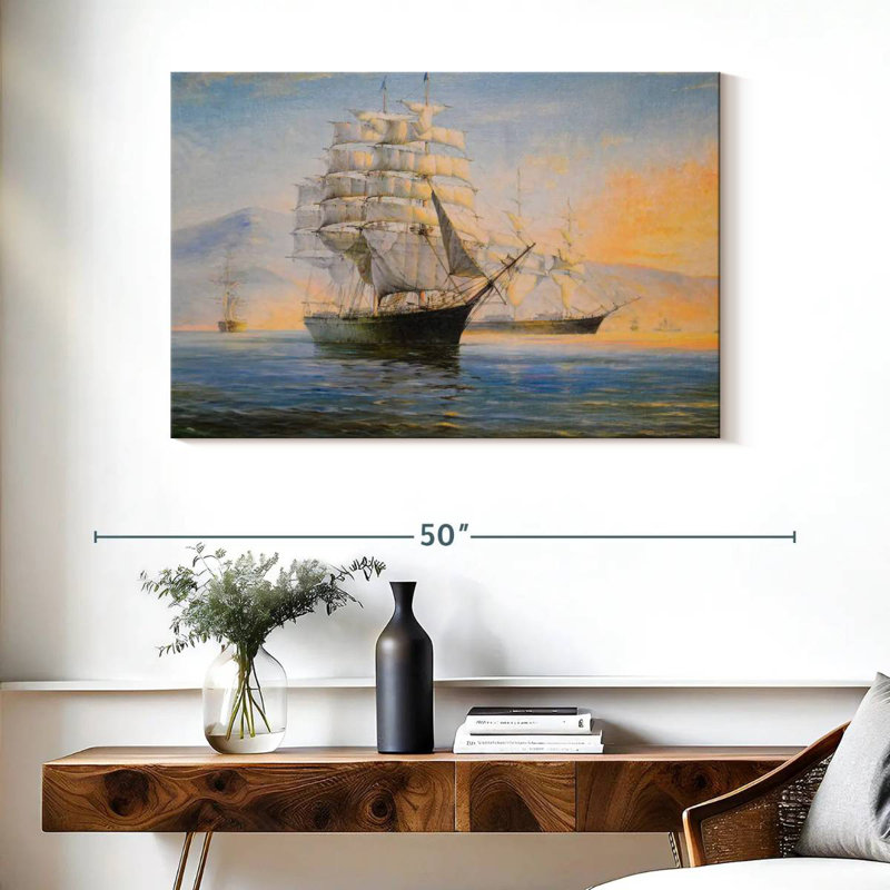Ship Aletra, H 26 po x l 39 po