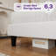 Lit plateforme tapissier en velours avec tête de lit Modern-997020650-982473075