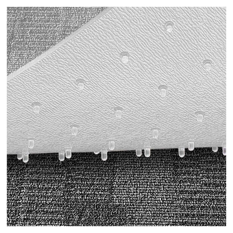 Tapis de chaise 36 po x 48 po en PVC transparent pour planchers recouverts de tapis - Protecteur de plancher de bureau robuste et antidérapant