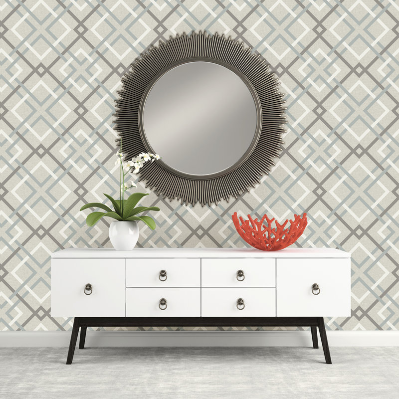 Geometric Roll, Taupe