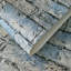 Papier peint industriel moderne bleu sarcelle, gris, brun clair et réaliste