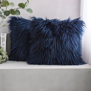 Coussin décoratif en fausse fourrure Chrismas (Ensemble de 2)