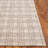 Dolf Natural Fiber Hand Tufted Jute/Wool/Cotton Plaid Rug in Grey/Beige-121024752