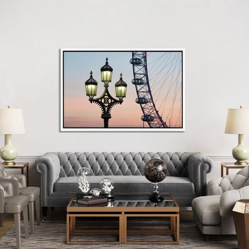 Jan Becke 1 Piece Floater Frame Wall Art on Canvas, 101.6 cm H x 152.4 cm W, White