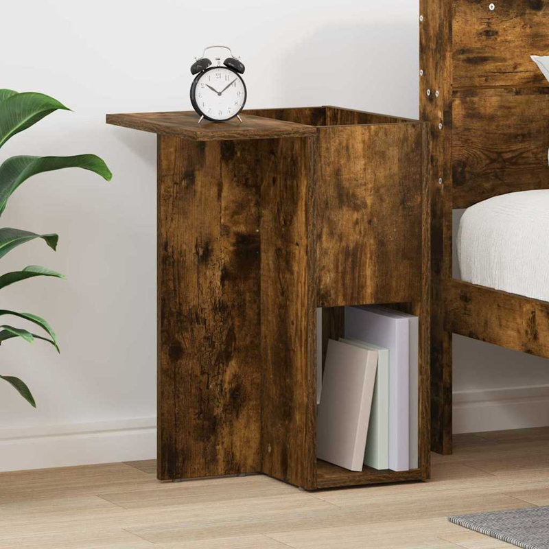 End Table, Smoked Oak