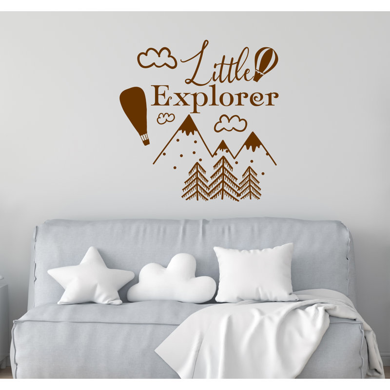 Adhésif décoratif Little explorer, H 20 po x l 22 po, Brun