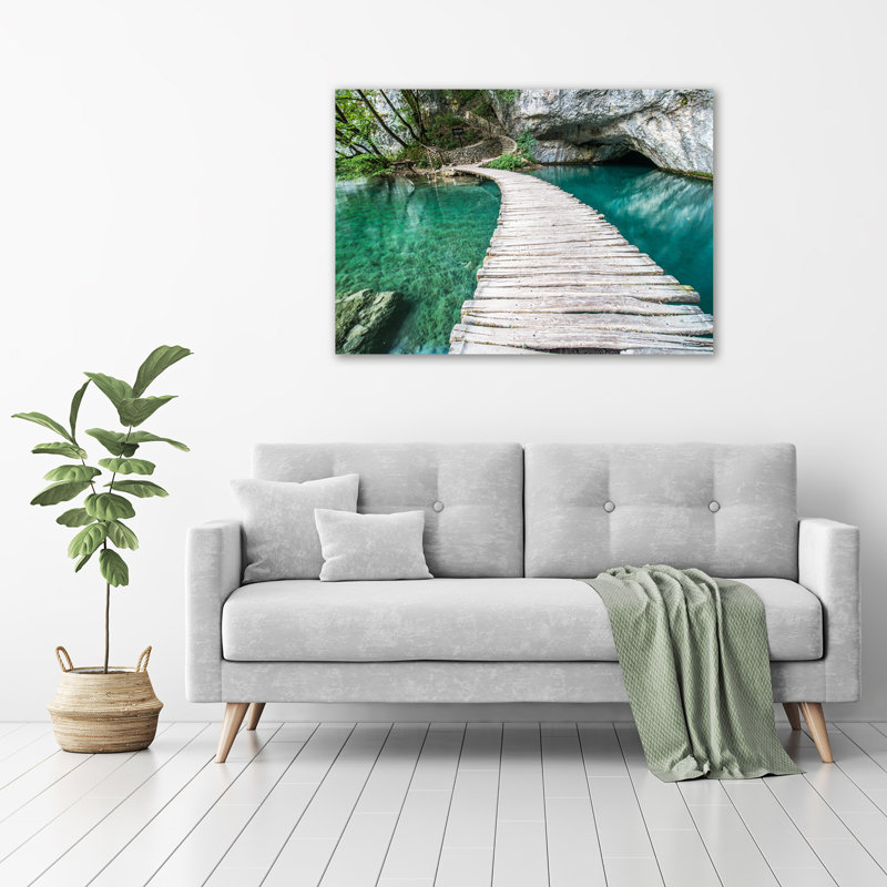 Plitvice Lakes - Wrapped Canvas Print